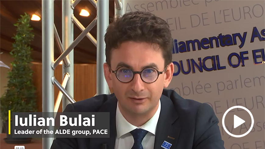 Iulian Bulai, Leader of the ALDE group, PACE